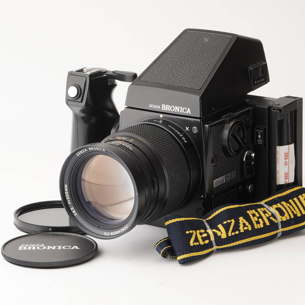 ゼンザ ブロニカ Zenza Bronica GS-1 / ZENZANON PG 200mm F4.5 /スピードグリップ G
