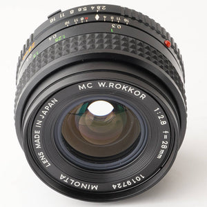 ミノルタ Minolta MC W.Rokkor 28mm F2.8 ミノルタ MCマウント