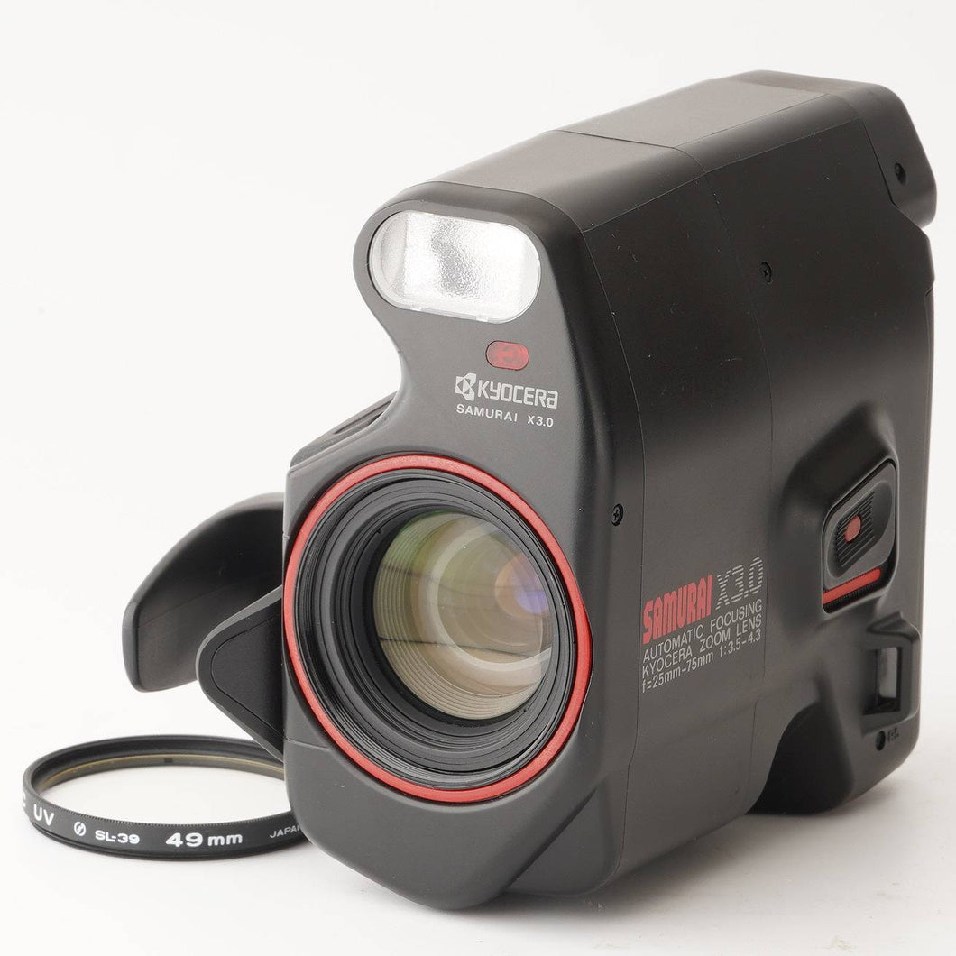 Kyocera SAMURAI サムライ X3.0 / AF ZOOM LENS 25-75mm F3.5-4.3 SM-G1 アクショングリップ