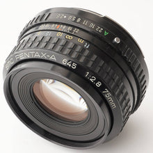 Load image into Gallery viewer, Pentax 645 / SMC PENTAX-A 645 75mm f/2.8
