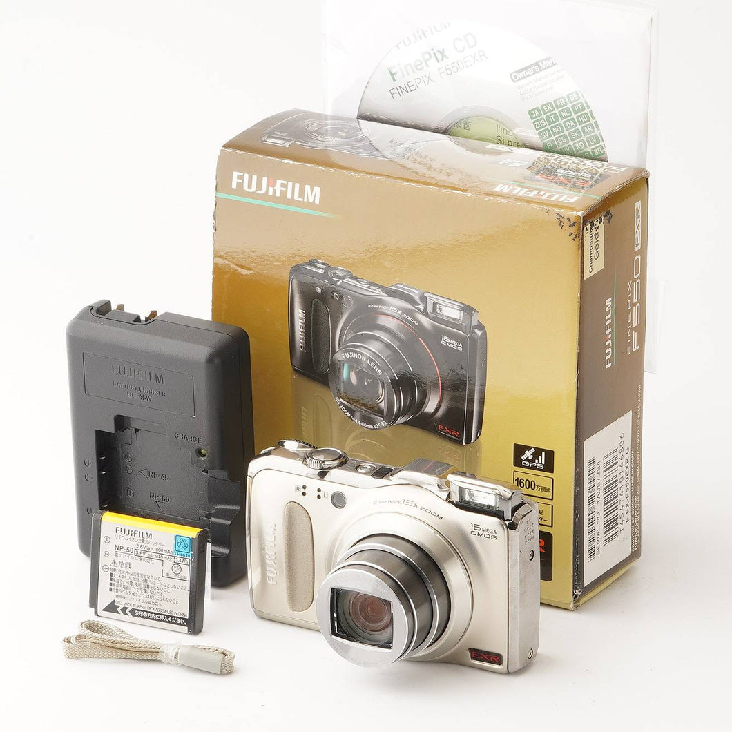 富士フィルム Fujifilm FinePix F550 EXR シャンパンゴールド コンパクトデジタルカメラ