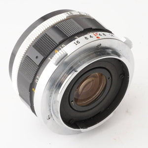 Olympus F.Zuiko Auto-S 38mm f/1.8