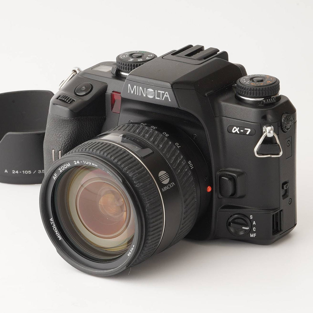 ミノルタ Minolta α-7 alpha-7 / Minolta AF Zoom 24-105mm F3.5-4.5 D フィルム 一眼レフカメラ