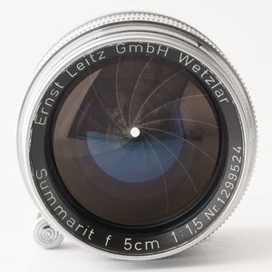 Leica Ernst Leitz GmbH Wetzlar Summarit 5cm 50mm f/1.5