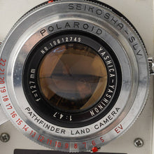 画像をギャラリービューアに読み込む, ポラロイド Polaroid 120 Pathfinder Land Camera / Yashica-Yashinon 127mm f/4.7
