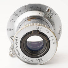 Load image into Gallery viewer, Leica Leitz Elmar 5cm 50mm f/3.5 L39 LTM
