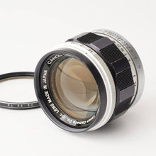 画像をギャラリービューアに読み込む, キヤノン Canon 50mm F1.4 ライカ L39 マウント
