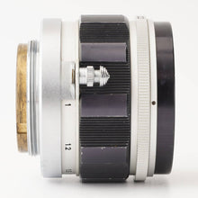 画像をギャラリービューアに読み込む, キヤノン Canon 50mm F1.4 ライカ L39 マウント
