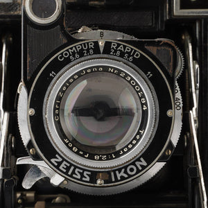 ツアイス イコン Zeiss Ikon Super イコンタ Ikonta 532/16 / カールツァイス Carl Zeiss イエナ テッサー Jena Tessar 8cm 80mm F2.8