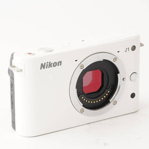 ニコン Nikon 1 J1 ホワイト 1 NIKKOR 10-30mm F3.5-5.6 VR / 1 NIKKOR 30-110mm F3.8-5.6 VR
