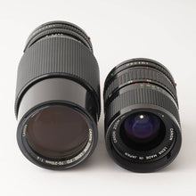 画像をギャラリービューアに読み込む, キヤノン Canon New FD 35-70mm F4 / Canon New FD 70-210mm F4
