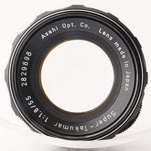 画像をギャラリービューアに読み込む, ペンタックス  Pentax Asahi スーパータクマー Super Takumar 55mm M42マウント
