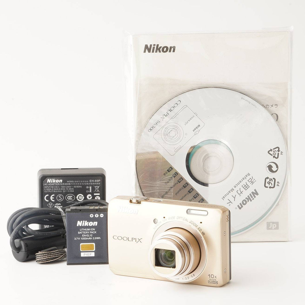 ニコン Nikon COOLPIX S6300 エレガントゴールド / Nikkor 10x