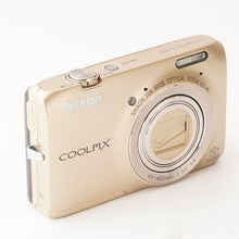 Load image into Gallery viewer, Nikon COOLPIX S6300 / Nikkor 10x Wide Optical Zoom ED VR 4.5-45mm f/3.2-5.8

