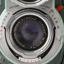 画像をギャラリービューアに読み込む, ミノルタ Minolta miniflex / Rokkor 60mm F3.5 二眼レフカメラ
