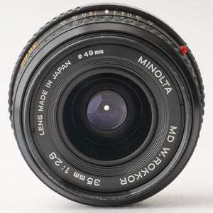 ミノルタ Minolta MD W.ROKKOR 35mm F2.8