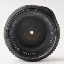 画像をギャラリービューアに読み込む, ペンタックス Pentax Asahi SMC タクマー Takumar 55mm F1.8 M42マウント
