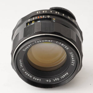ペンタックス Pentax Asahi スーパータクマー Super Takumar 55mm F1.8 M42マウント