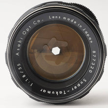 画像をギャラリービューアに読み込む, ペンタックス Pentax Asahi スーパータクマー Super Takumar 55mm F1.8 前期型 M42マウント
