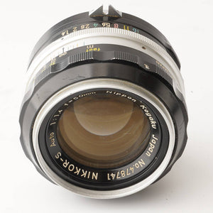 ニコン Nippon Kogaku NIKKOR-S Auto 50mm F1.4 非Ai