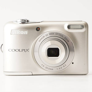 ニコン Nikon COOLPIX L32 シルバー 5x 単三電池対応 コンパクトデジタルカメラ