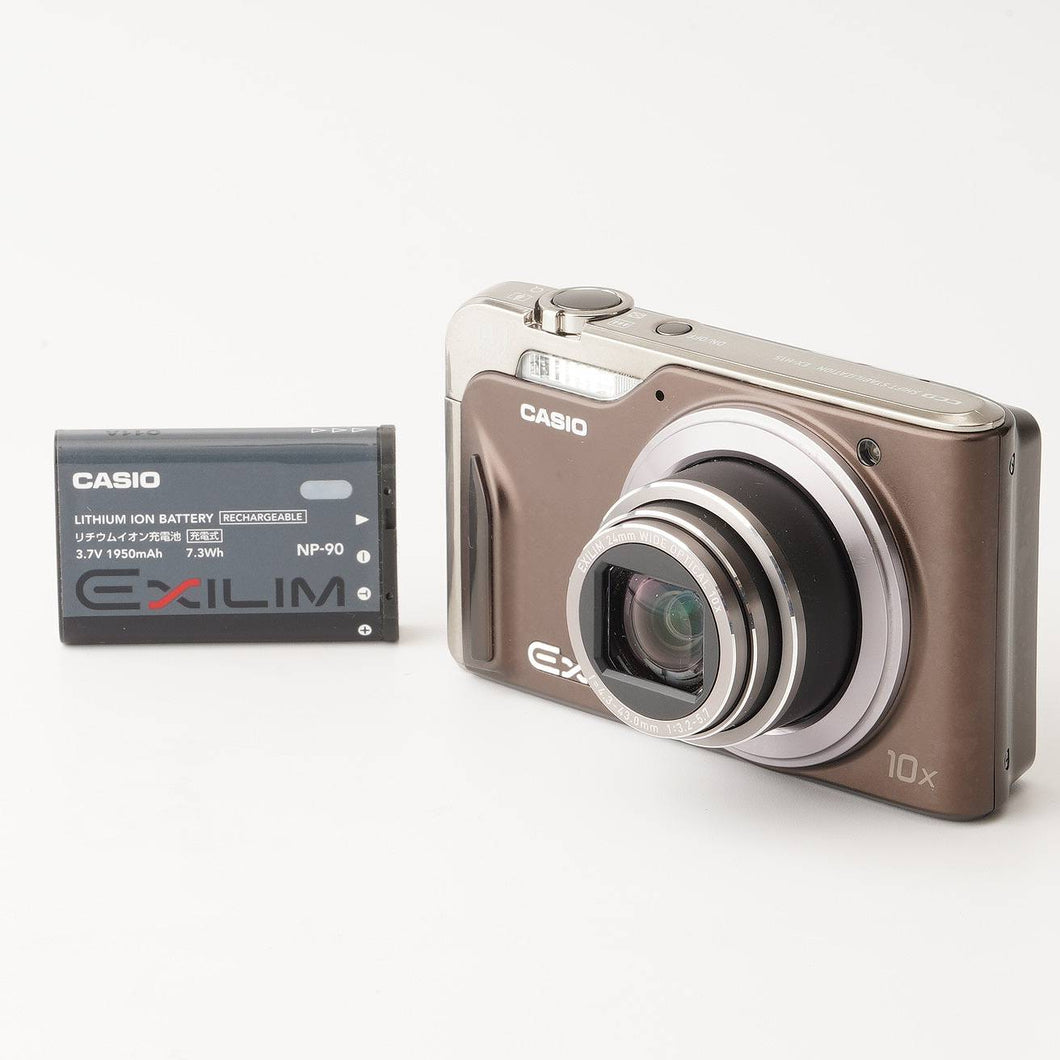 Casio EXILIM EX-H15 ブラウン 10xズーム コンパクトデジタルカメラ