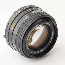 画像をギャラリービューアに読み込む, ミノルタ Minolta MD Rokkor 50mm F1.4
