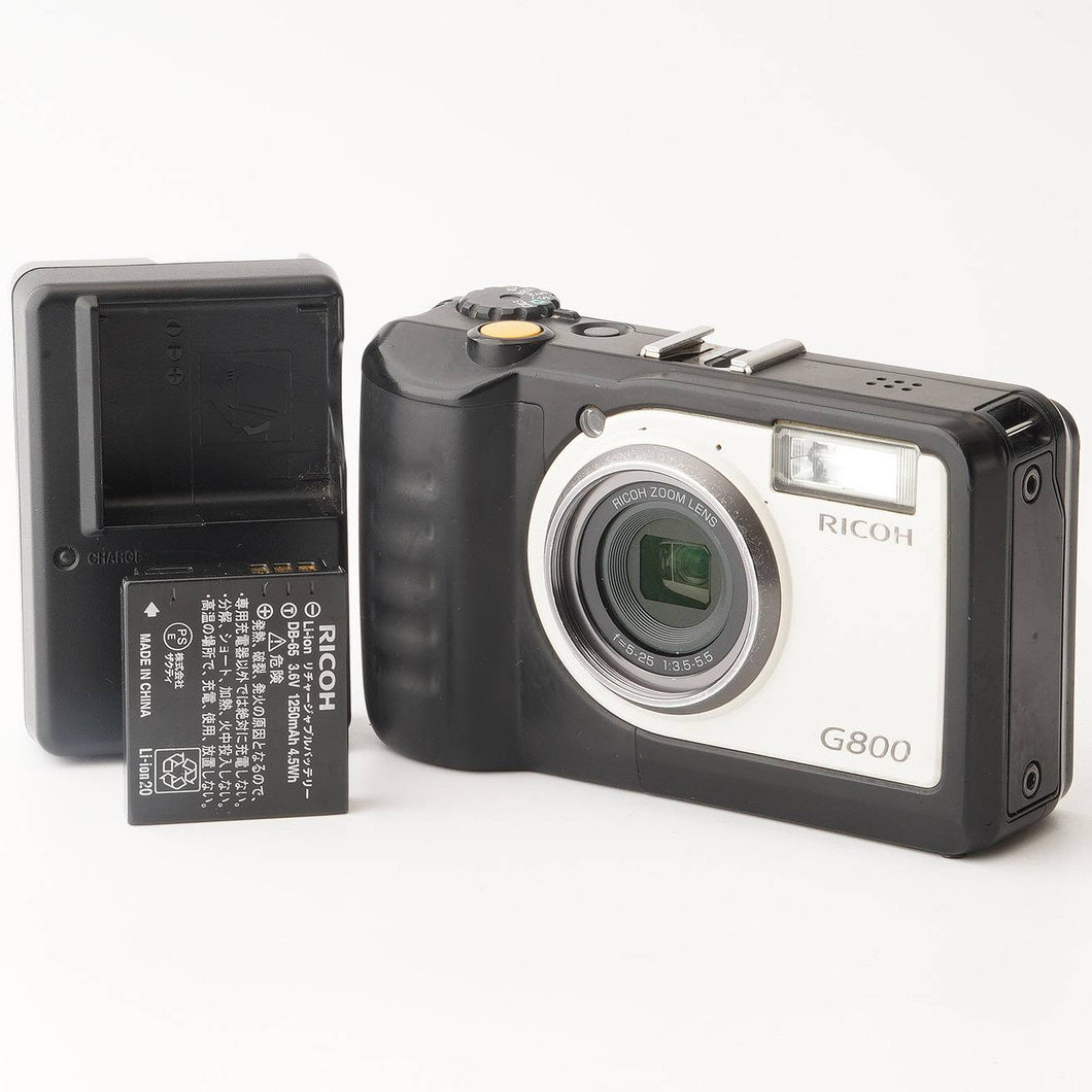 リコー Ricoh G800 5倍 ブラック 防水防塵コンパクトデジタルカメラ
