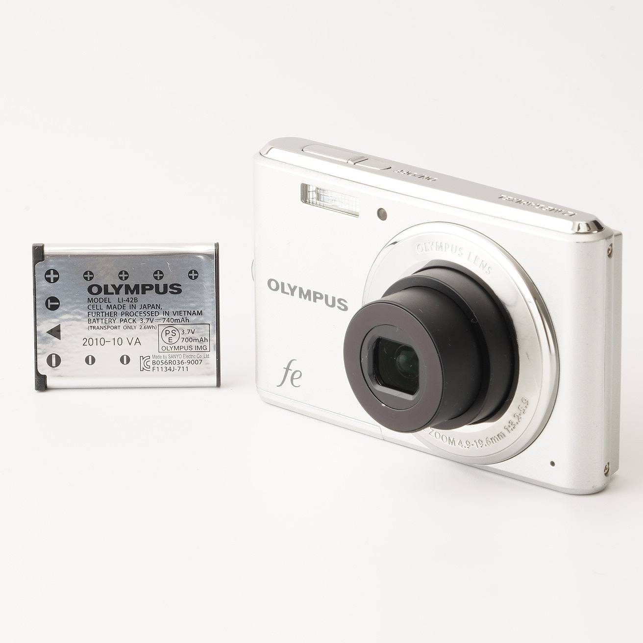 動作品 OLYMPUS FE-4050 デジタルカメラ シルバー 銀 オリンパス Olympus FE 4050 シルバー 4x コンパクトデジタル