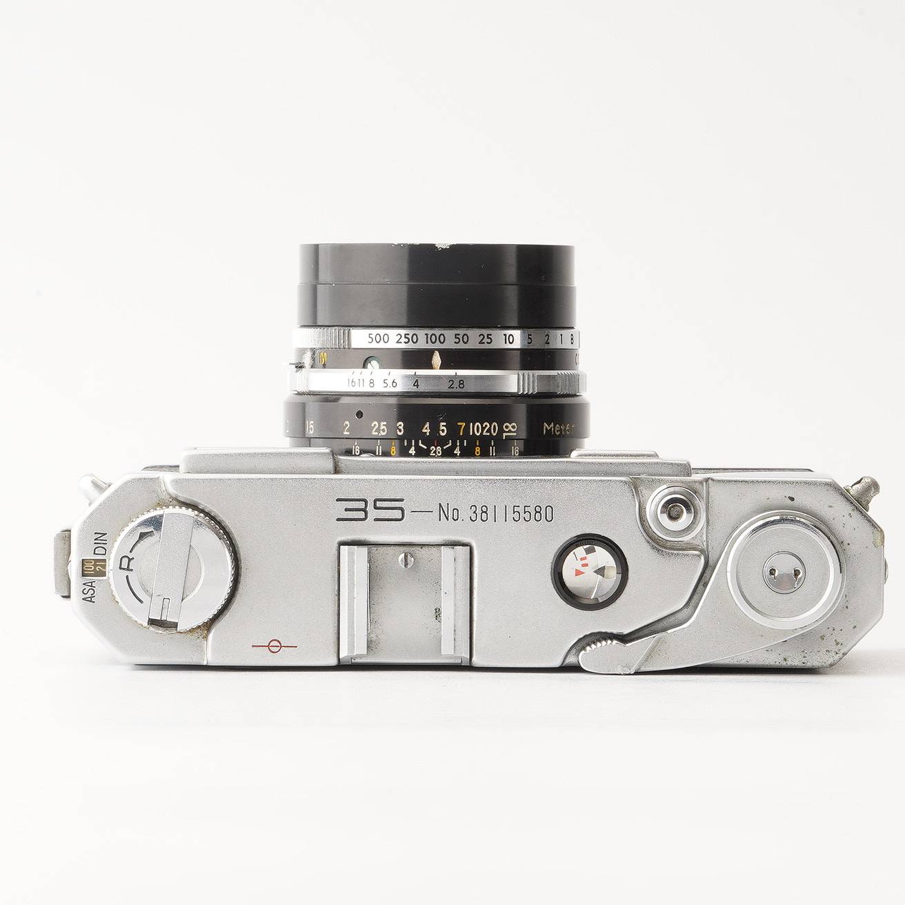 フィルムカメラ YASHICA 35 + Yashinon 45mm f2.8 ヤシカ Yashica 35 / YASHINON 45mm F2.8 35mm レンジ