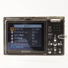 Load image into Gallery viewer, Sony Cyber-shot DSC-T9 Black / 3x Carl Zeiss Verio-Tessar
