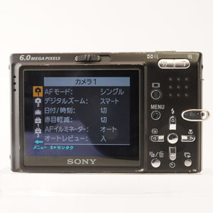 Sony Cyber-shot DSC-T9 Black / 3x Carl Zeiss Verio-Tessar