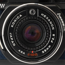画像をギャラリービューアに読み込む, コニカ Konica AUTO FOCUS C35 AF2 ブルー コンパクトフィルムカメラ / HEXANON 38mm F2.8
