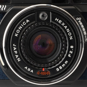 コニカ Konica AUTO FOCUS C35 AF2 ブルー コンパクトフィルムカメラ / HEXANON 38mm F2.8