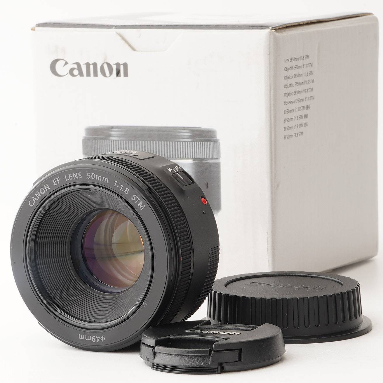 キヤノンCanon EF50mm f/1.8 STM 単焦点レンズ - キヤノン「EF50mm F1 