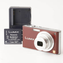 Load image into Gallery viewer, Panasonic LUMIX DMC-FX33 Wine Red Compact Digital Camera
