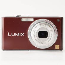 Load image into Gallery viewer, Panasonic LUMIX DMC-FX33 Wine Red Compact Digital Camera
