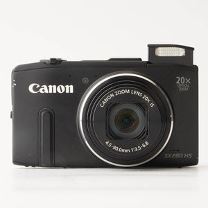 キヤノン Canon PowerShot SX280 HS WiFi ブラック 20x 光学ズーム