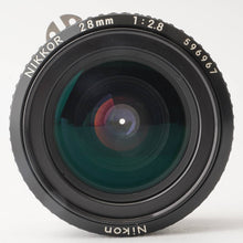 画像をギャラリービューアに読み込む, ニコン Nikon Ai NIKKOR 28mm F2.8
