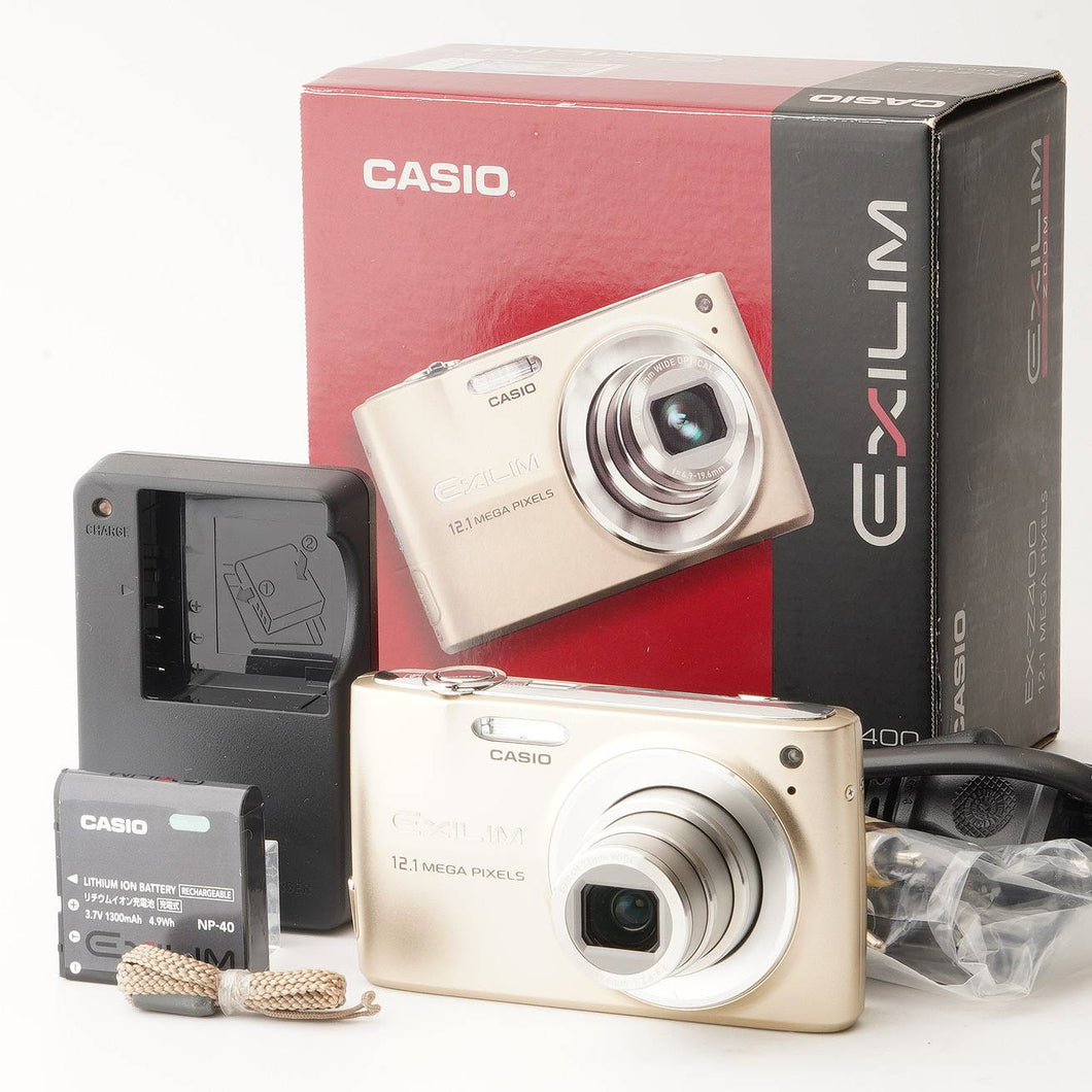 Casio EXILIM EX-Z400 ゴールド コンパクトデジタルカメラ