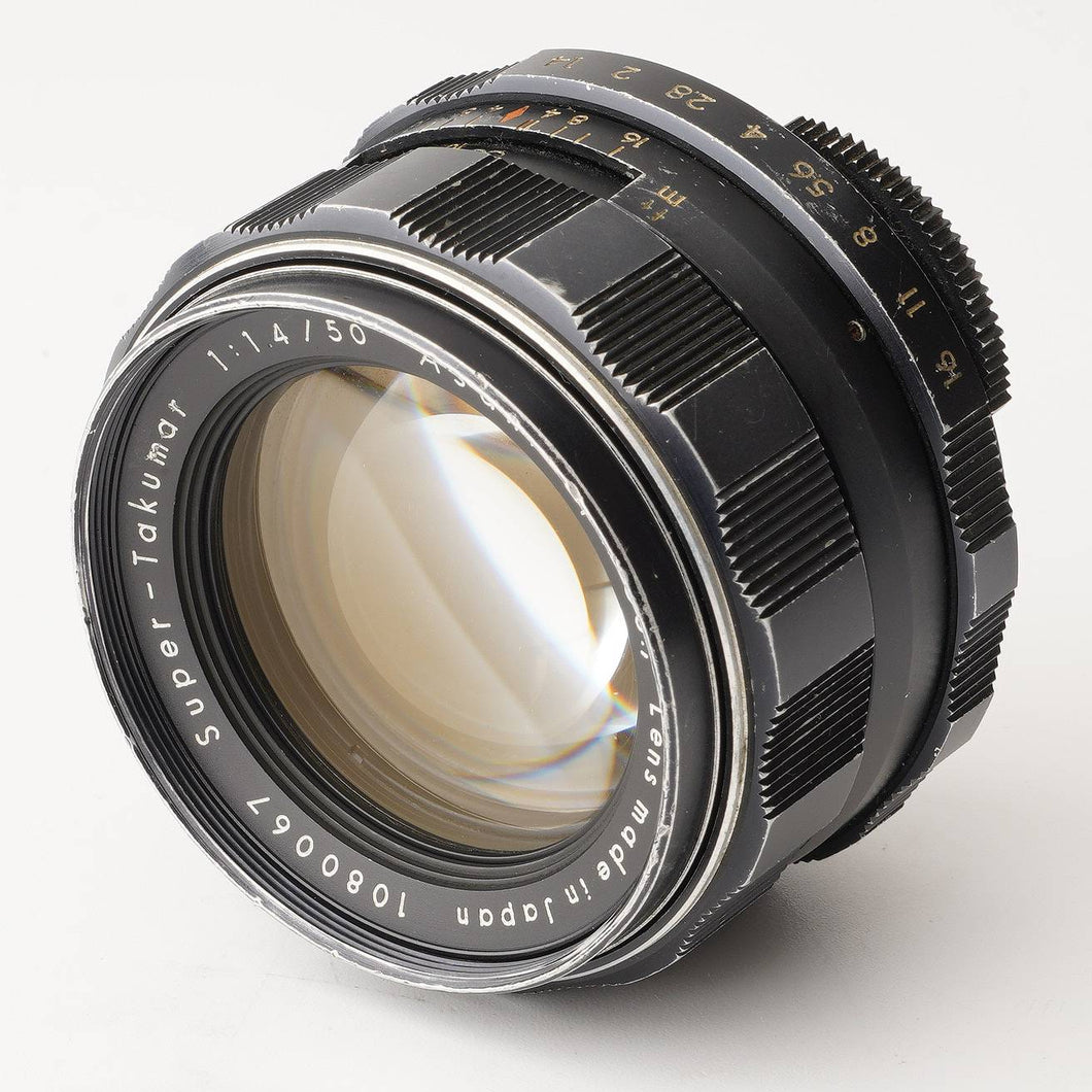 ペンタックス Pentax Asahi スーパータクマー Super Takumar 50mm F1.4 前期 8枚玉 M42 マウント