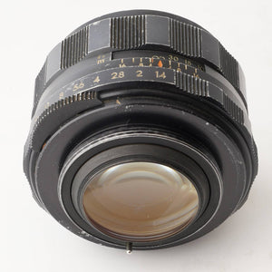 ペンタックス Pentax Asahi スーパータクマー Super Takumar 50mm F1.4 前期 8枚玉 M42 マウント