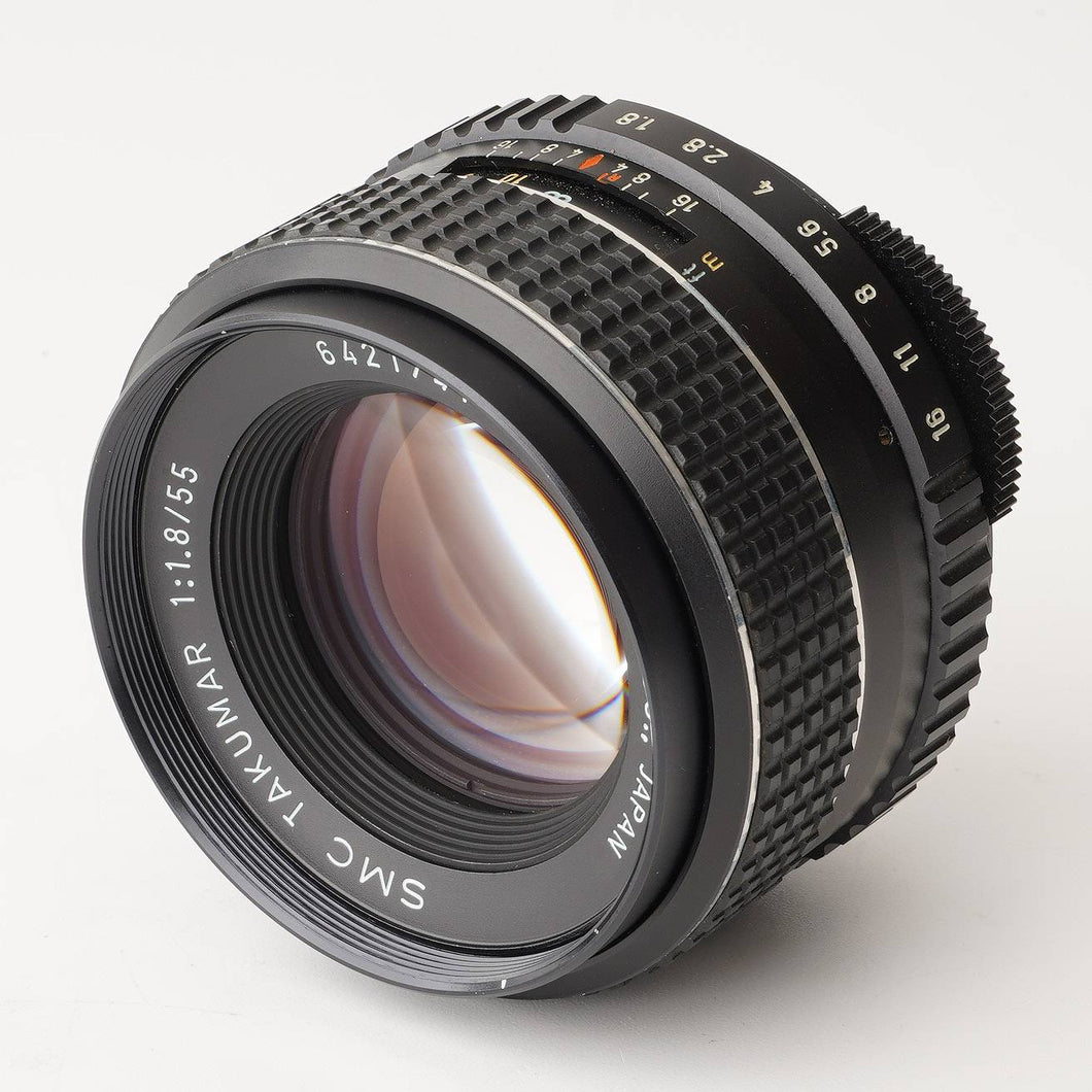 ペンタックス Pentax Asahi SMC タクマー TAKUMAR 55mm F1.8 M42マウント