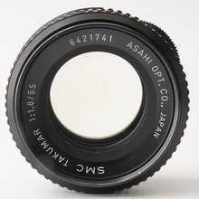 画像をギャラリービューアに読み込む, ペンタックス Pentax Asahi SMC タクマー TAKUMAR 55mm F1.8 M42マウント

