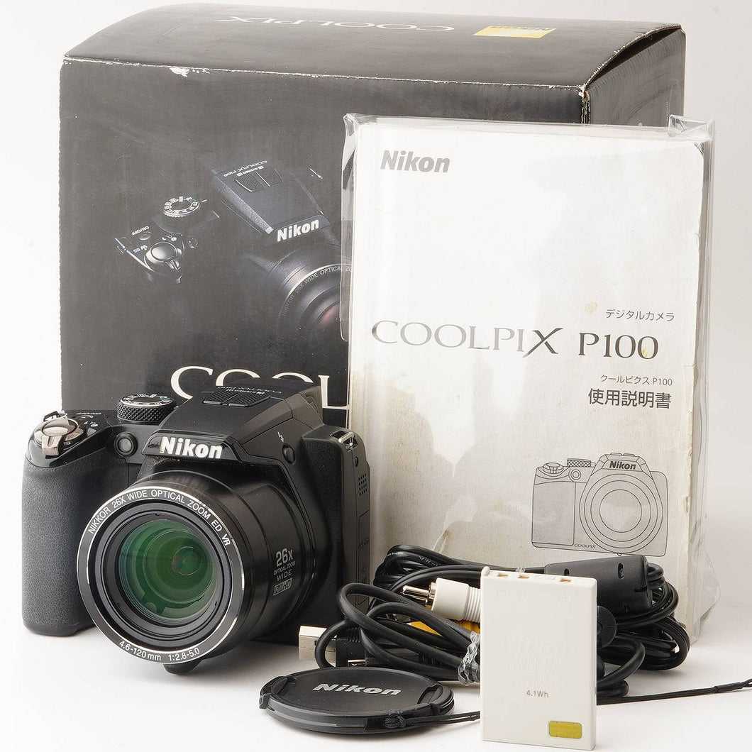 ニコン Nikon COOLPIX P100 ブラック 26x 光学ズーム