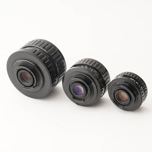 Pentax SMC PENTAX-110 24mm f.2.8 / 50mm f/2.8 / 18mm f/2.8 / AF-130P Flash / Winder II / Auto 110 Super