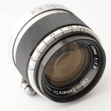 画像をギャラリービューアに読み込む, キヤノン Canon 50mm F1.8 ライカ L39 マウント
