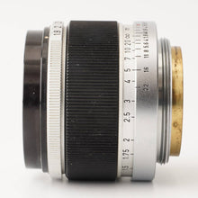 画像をギャラリービューアに読み込む, キヤノン Canon 50mm F1.8 ライカ L39 マウント
