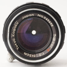 画像をギャラリービューアに読み込む, 東京光学 Tokyo Kogaku Topcor-S 50mm F2 ライカL39マウント
