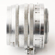 画像をギャラリービューアに読み込む, キヤノン Canon Serenar 50mm F1.8 ライカ L39マウント
